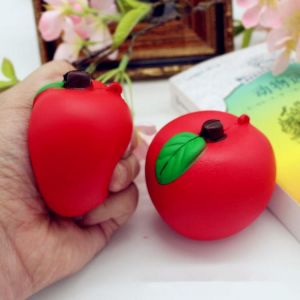 AliShopping  My Baby Squishy Red Apple 7cm Soft Slow Rising Fruit Collection Decor Gift Toy