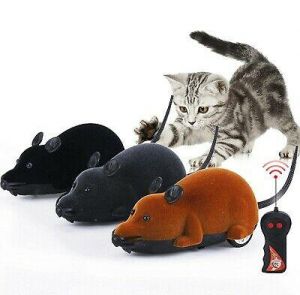 Remote Control Mouse Rat Mice Electronic Toy for Cat Puppy Pets Wireless Gift
